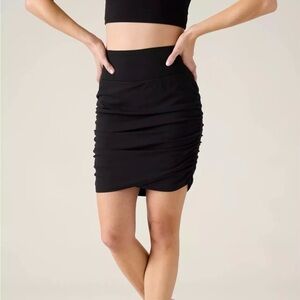 Athleta Kickback Black Skirt Size XS
